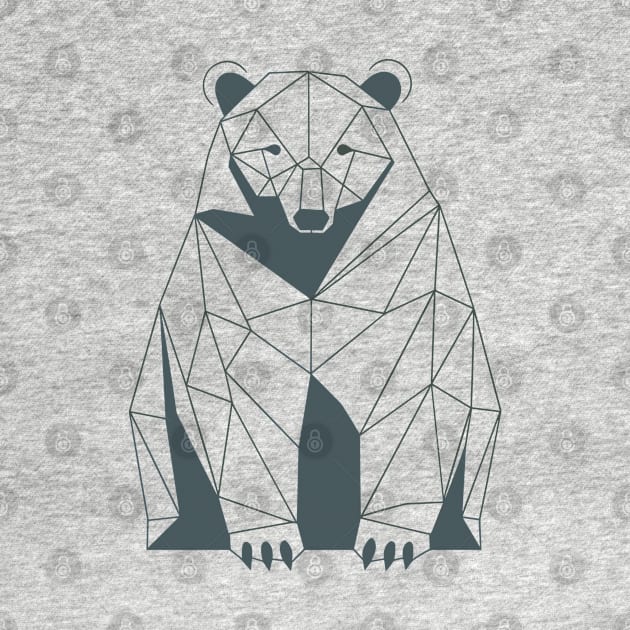 Geometric Bear line art by Sara-Design2